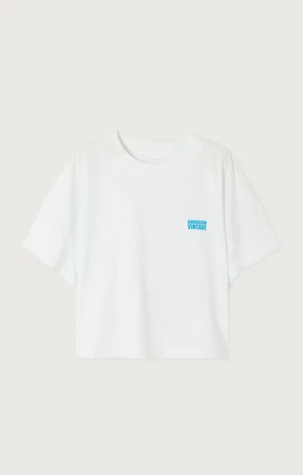 American Vintage T-Shirt Gixy Wit 1