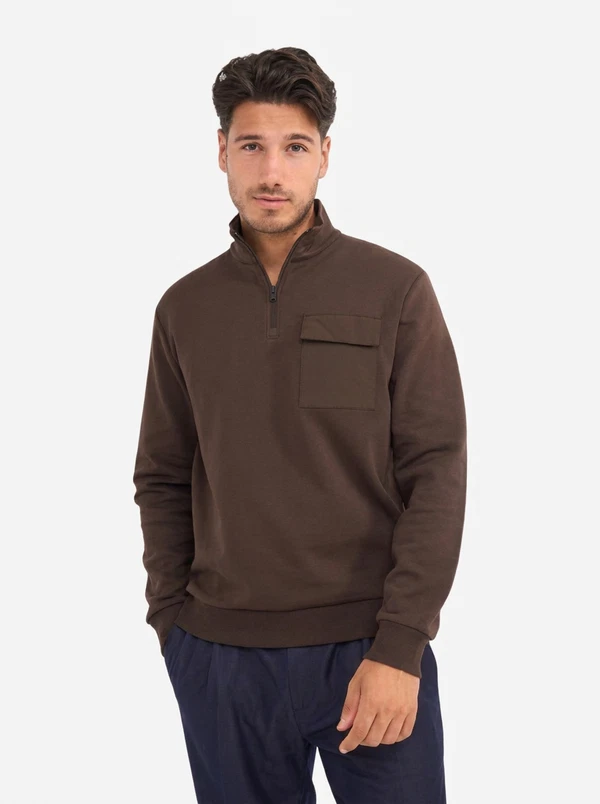 Blue Industry Trui KBIW26-M41 Bruin 1