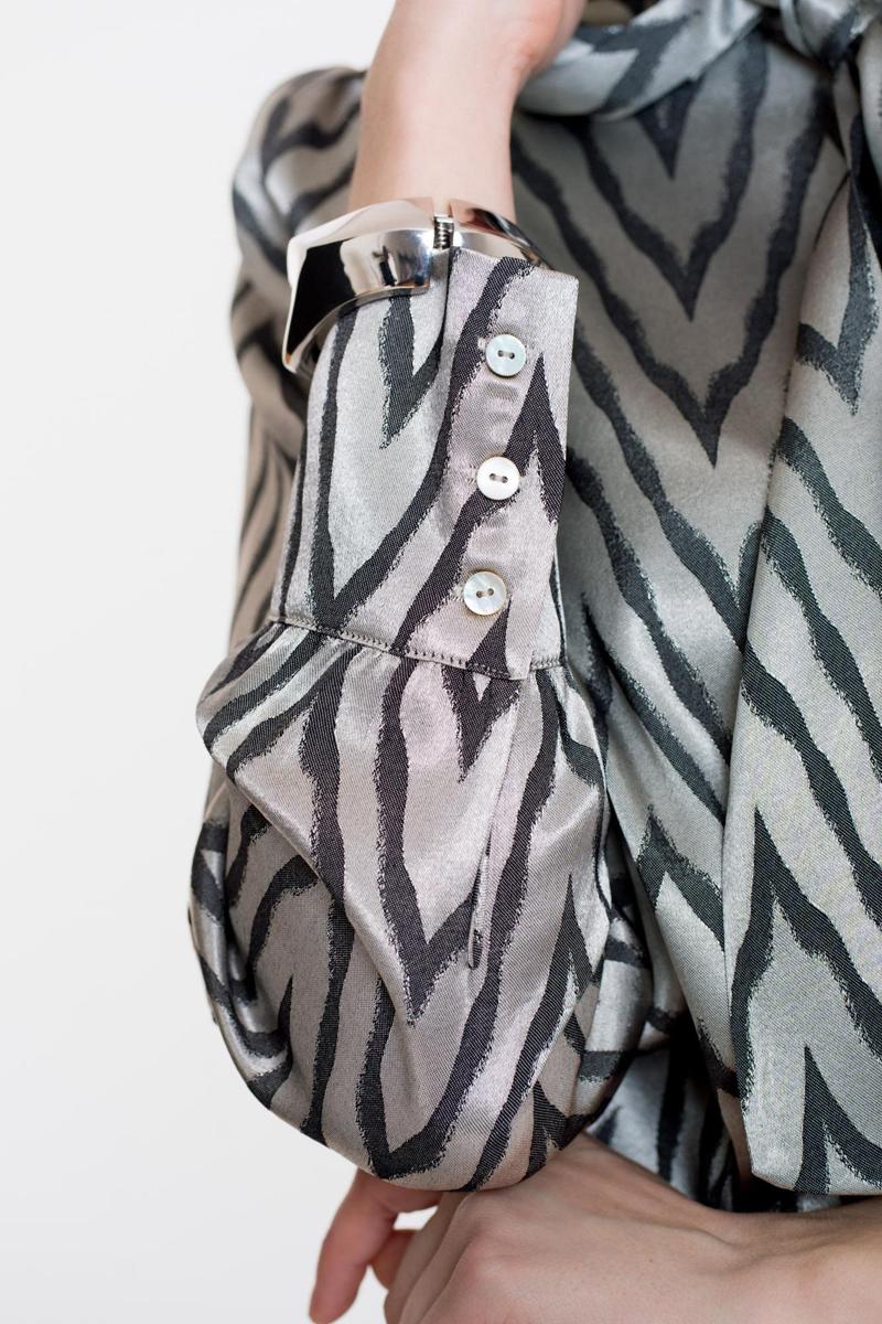 Geisha Blouse 53593-32 Zilver 5