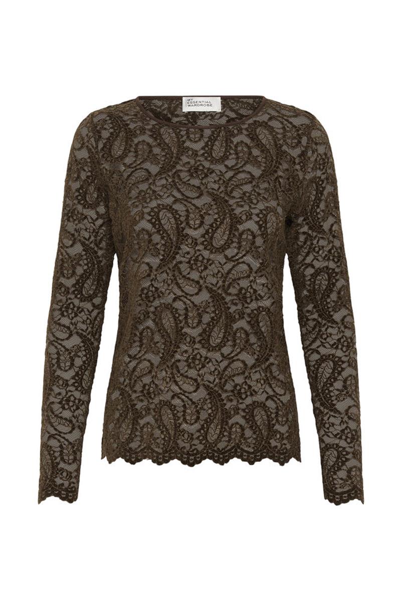 My Essential Wardrobe Longsleeve Salvi Bruin 2
