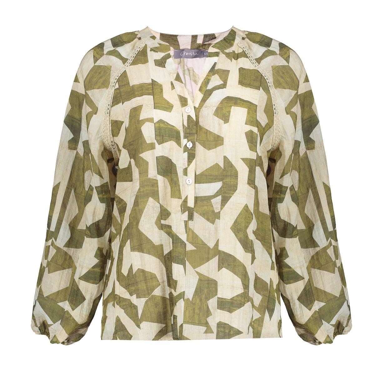 Geisha Blouse 63241-20 Groen 2