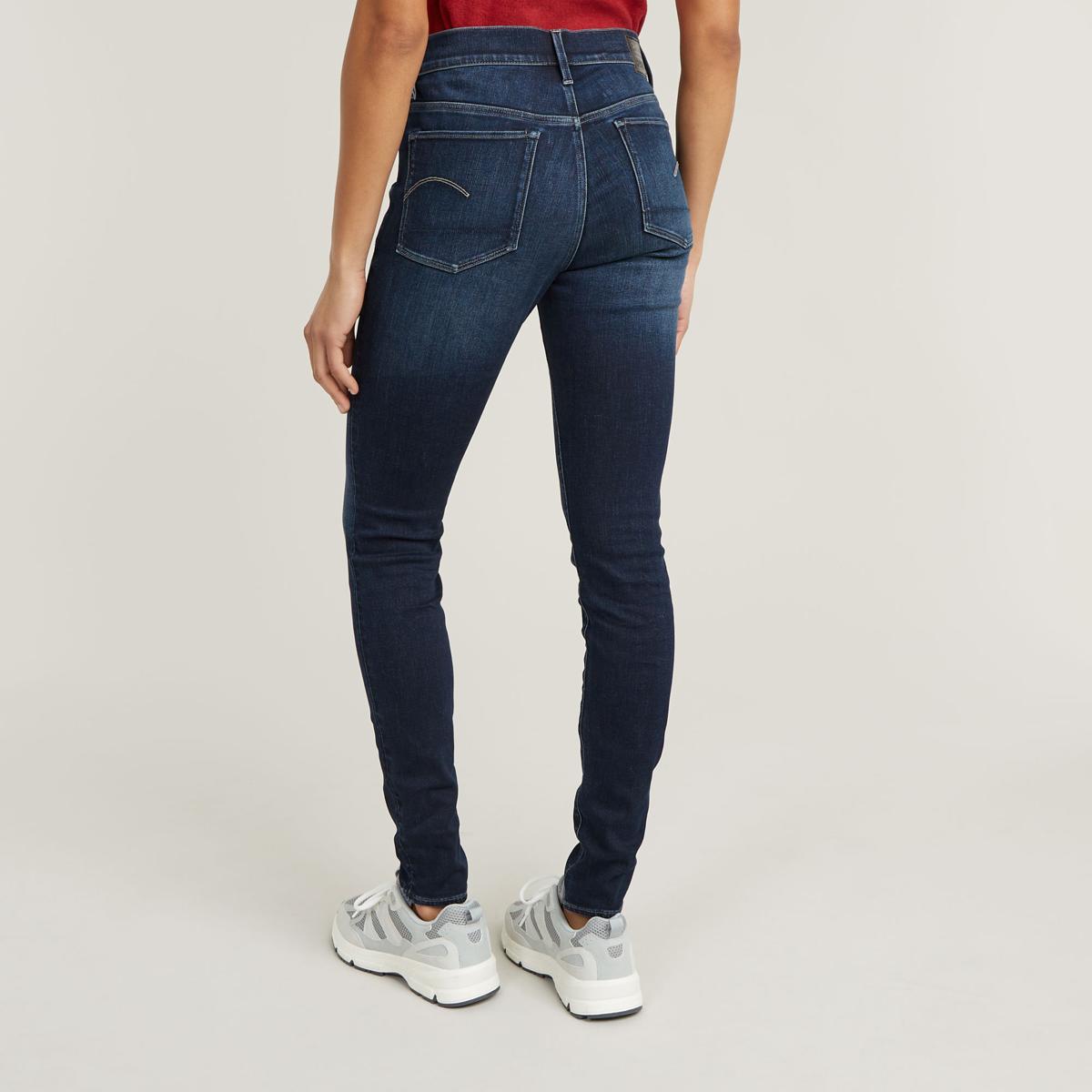 G-Star Jeans 3301 Skinny Blauw 3