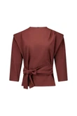 Studio Anneloes Blouse Hailey twill top Bruin 1