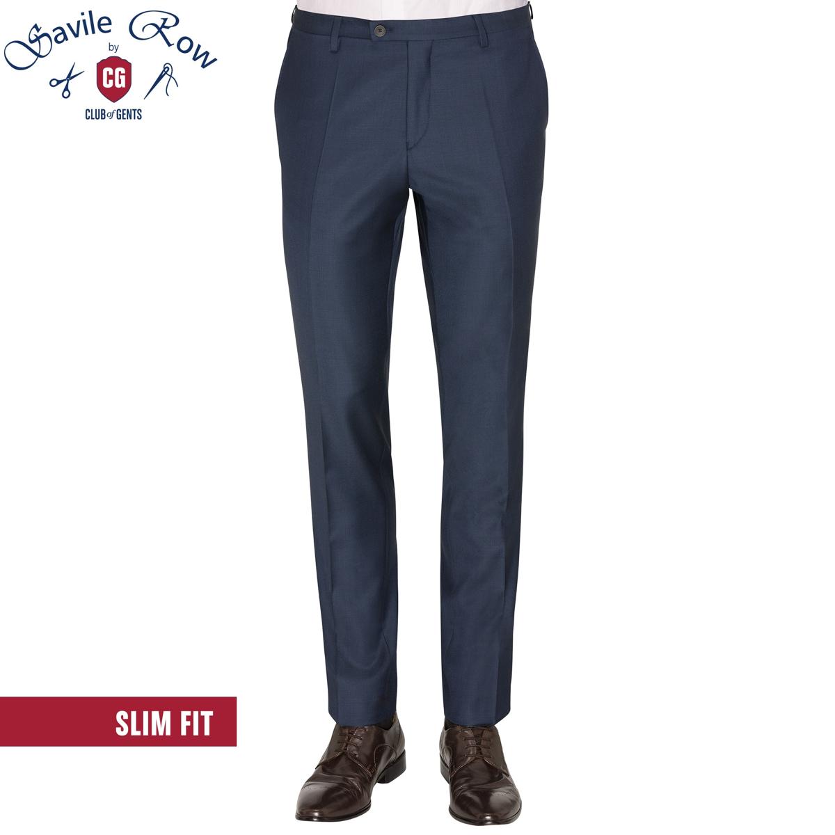 Club of Gents Pantalon Chaz Blauw 1