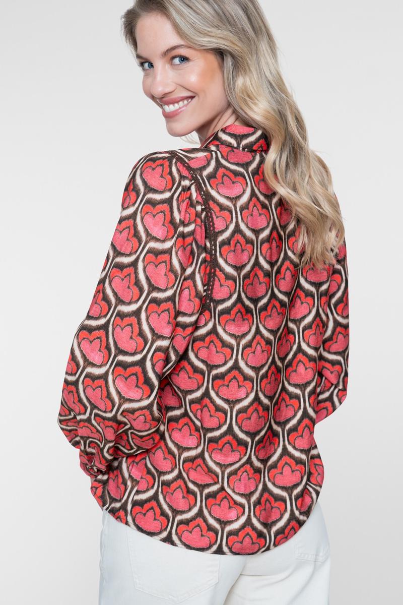 Geisha Blouse 63641-20 Rood 2