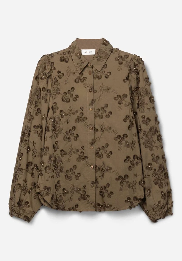Aaiko Blouse LIEN BEADS CO 522 Groen 1