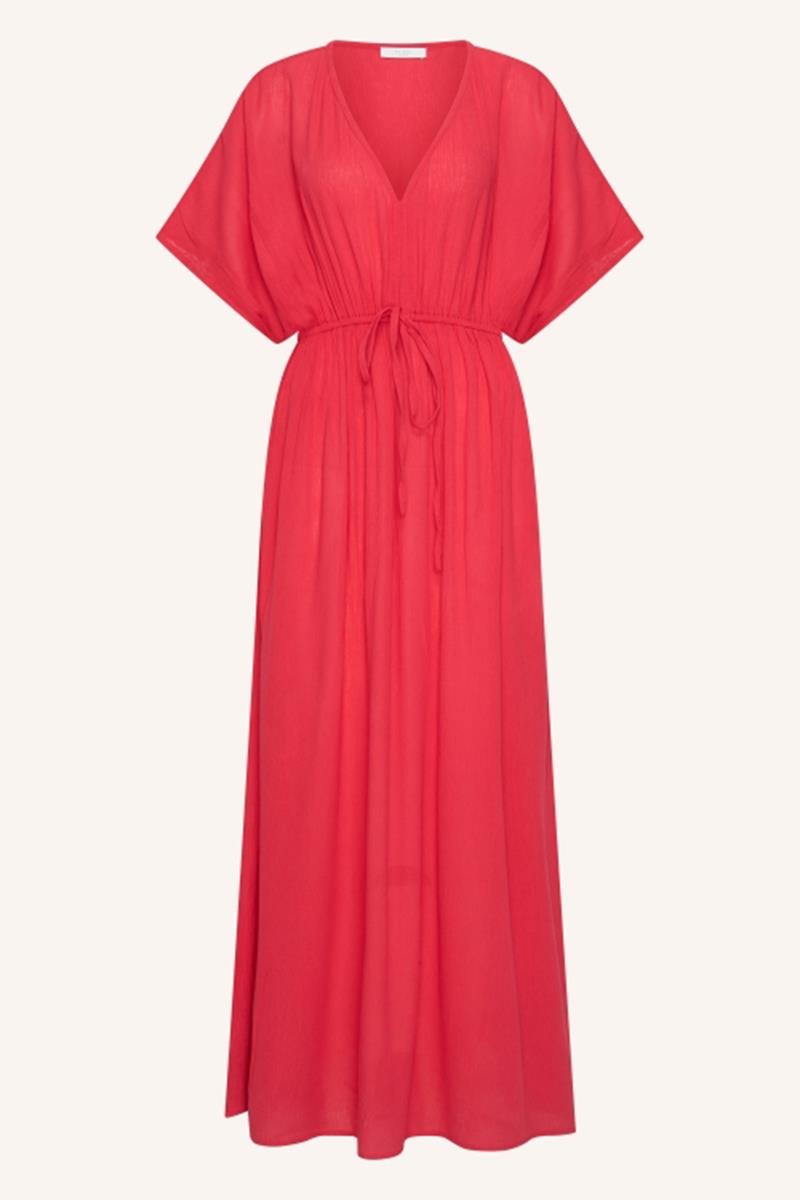 By-Bar Jurk Long Rood 2