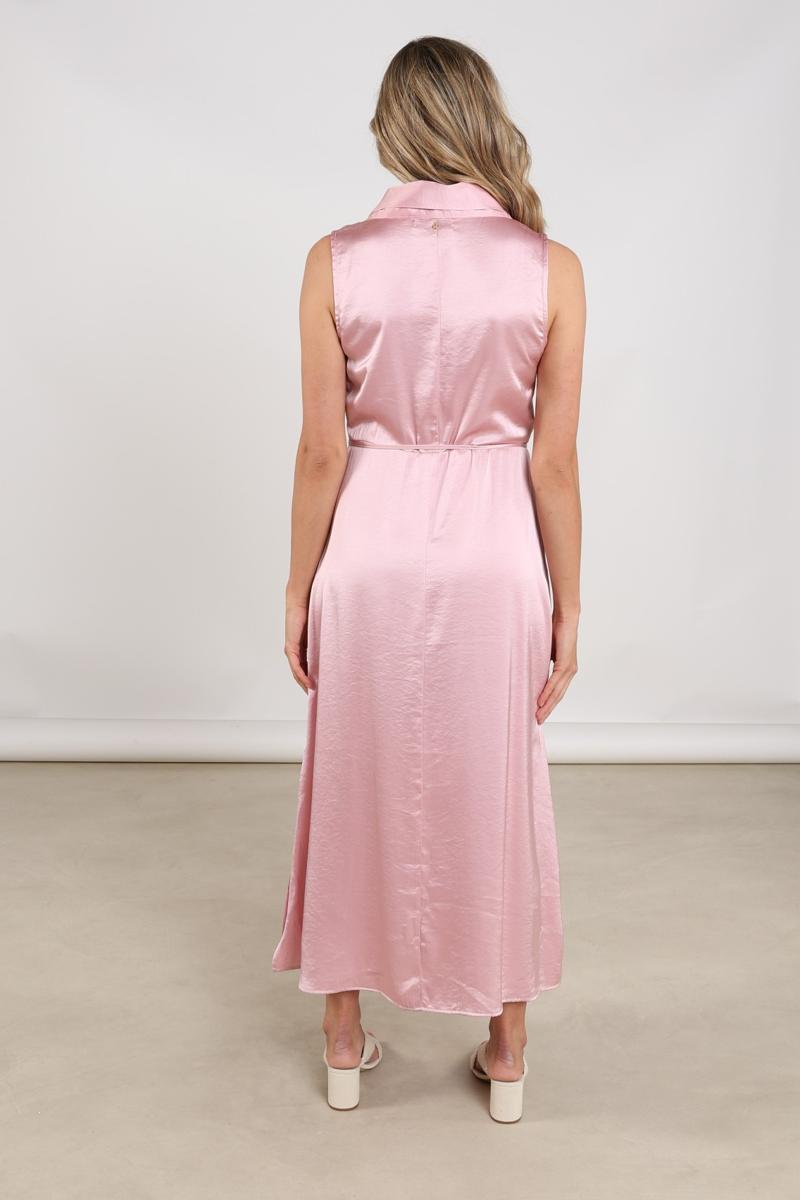 NUKUS Jurk Violet Roze 3