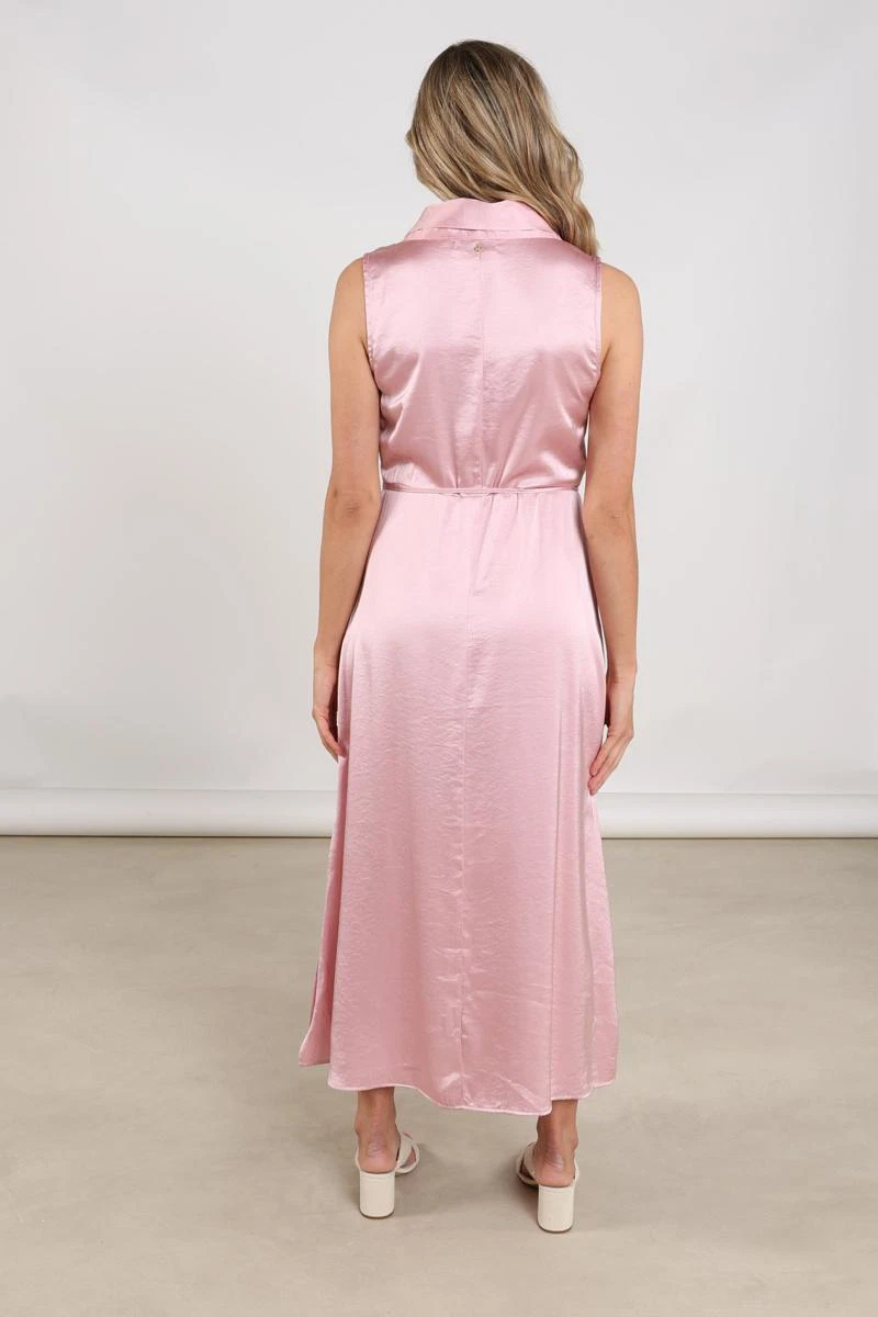 NUKUS Jurk Violet Roze 3