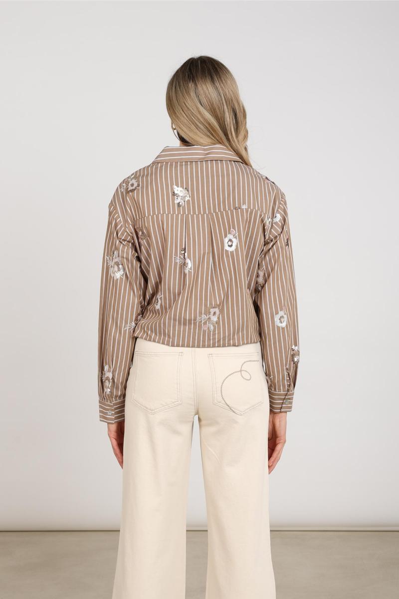 NUKUS Blouse NKF02137 Taupe 4