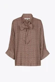 Xandres Blouse Huigje Bruin 2