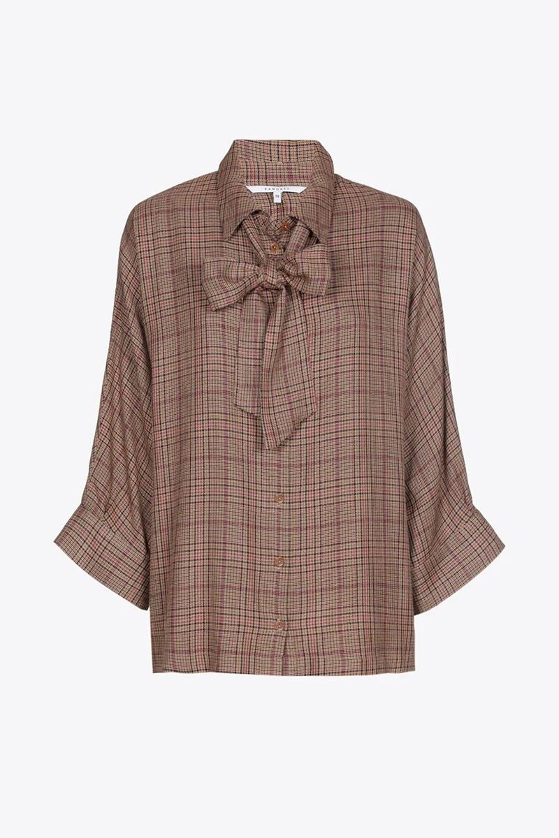 Xandres Blouse Huigje Bruin 2