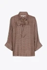 Xandres Blouse Huigje Bruin 2