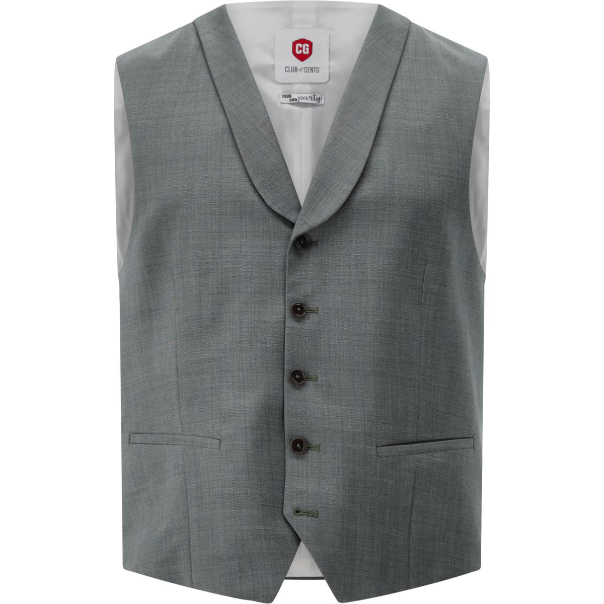 Club of Gents Gilet Philipp Grijs 5