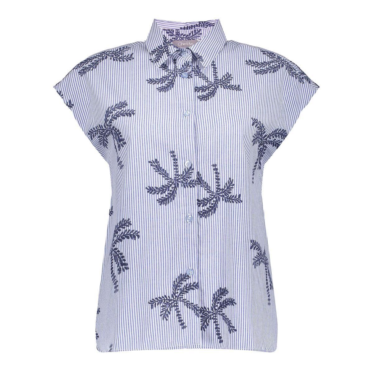 Geisha Blouse 63383-70 Blauw 4