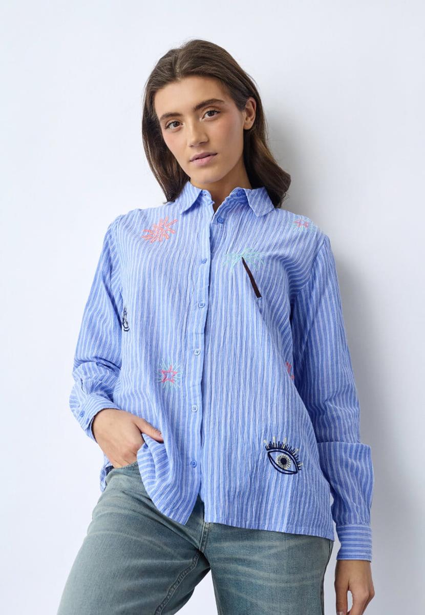 Sisters Point Blouse Ibisa Blauw 1