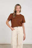 NUKUS T-Shirt NKF04012 Bruin 5