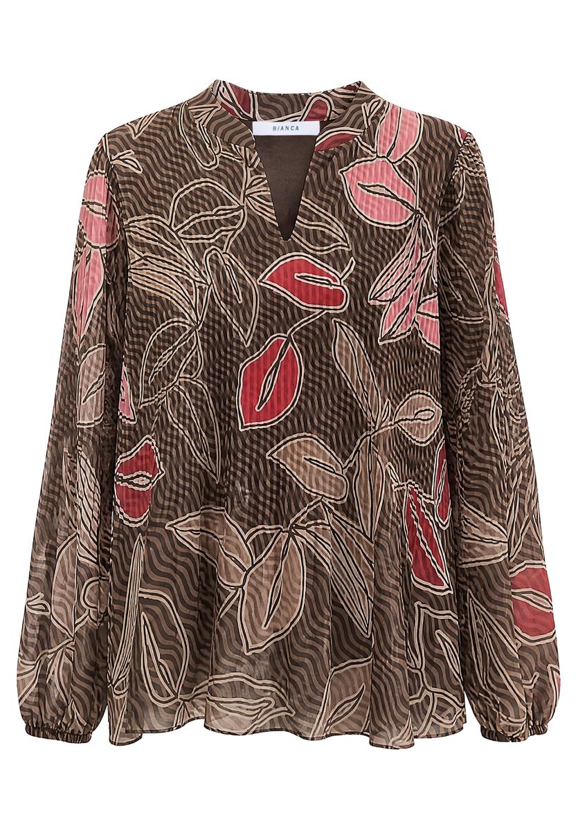 Bianca Blouse 85100 Bruin 1