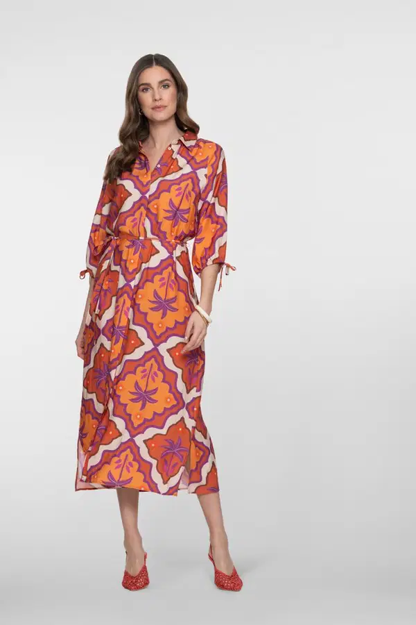 Geisha Jurk 67104-20 Oranje 1