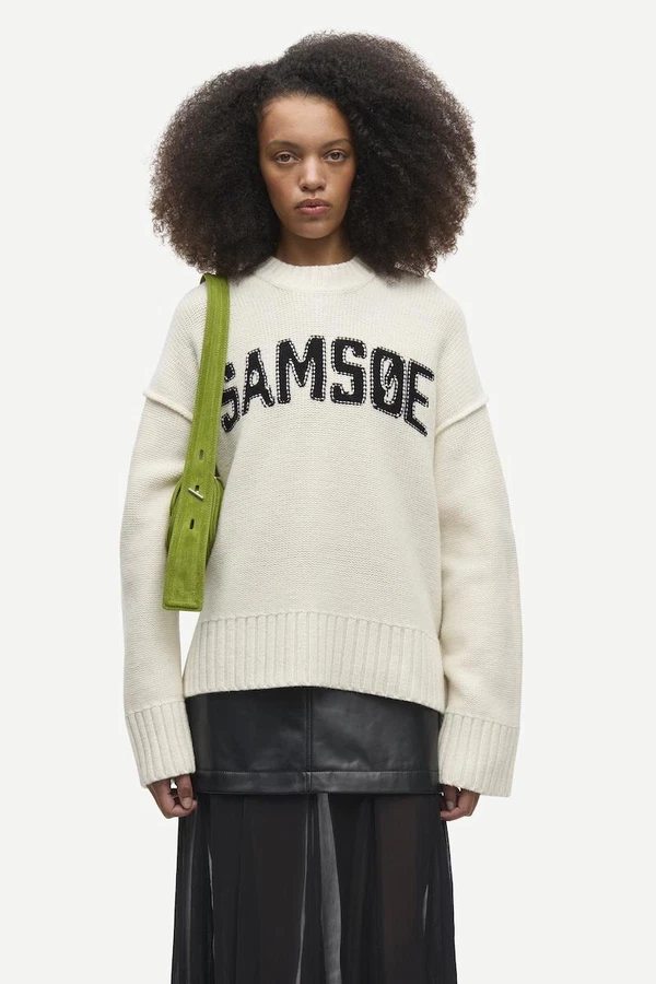 Samsøe Samsøe Trui Sakeiku Off-White 1