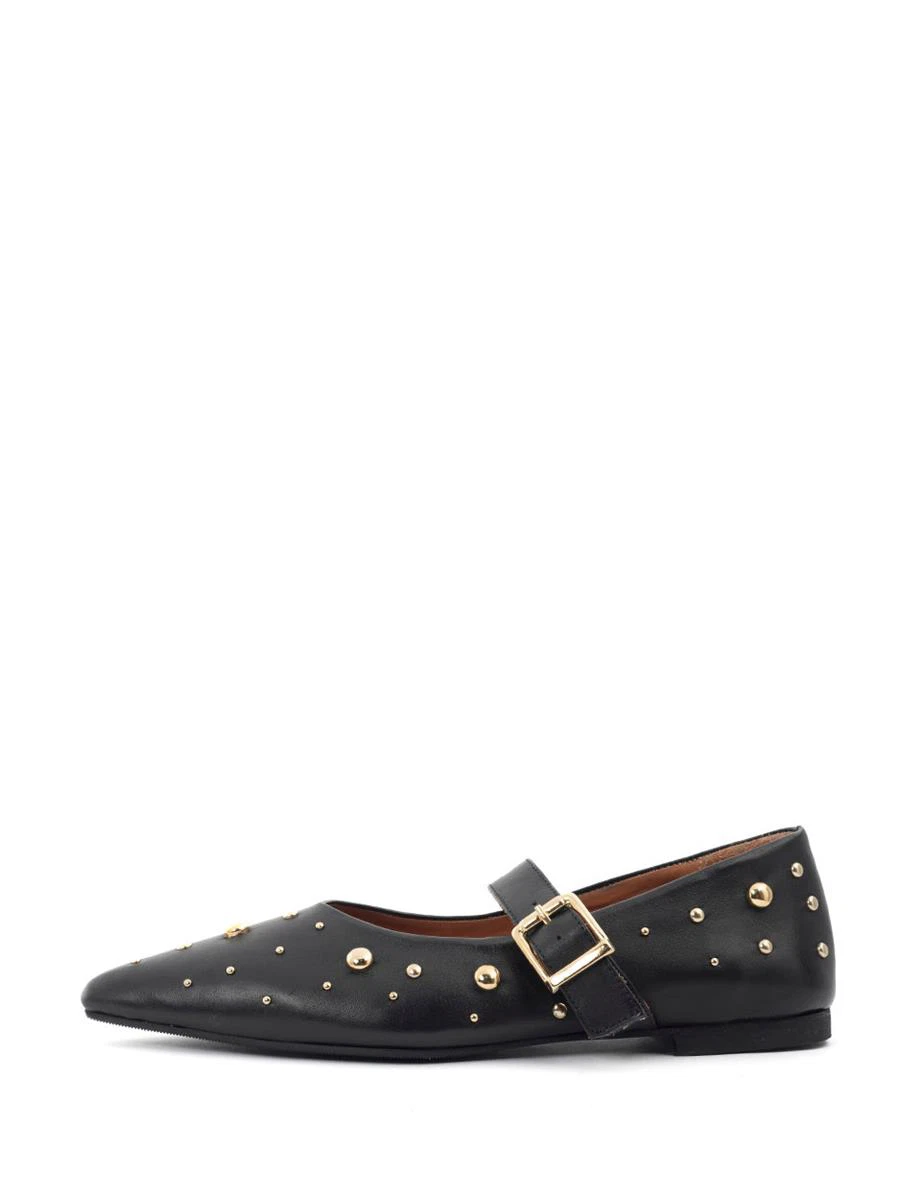 Babouche Loafers G-Celina-1 Zwart 1