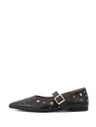Babouche Loafers G-Celina-1 Zwart 1