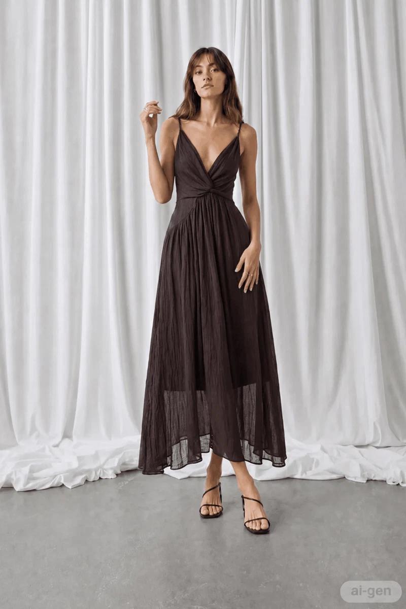 Copenhagen Muse Jurk Joan Bruin 1