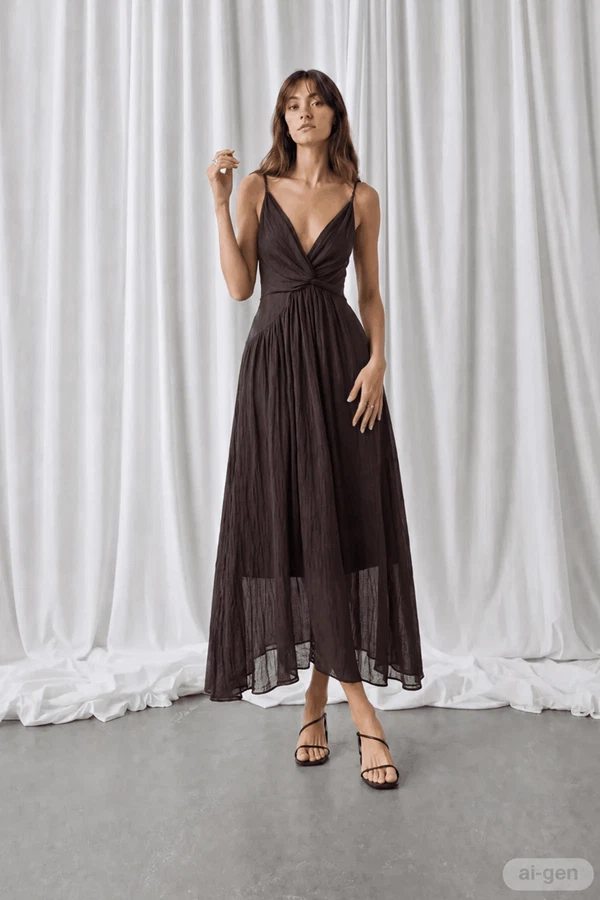 Copenhagen Muse Jurk Joan Bruin 1