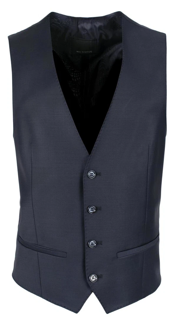 Roy Robson Gilet S05050381704100 Blauw 1