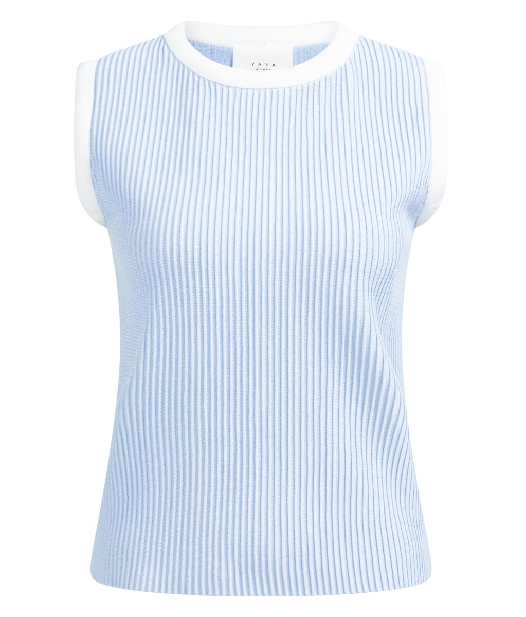 YAYA Top 01-000565-603 Blauw 2