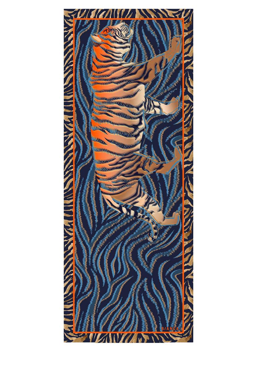 Bianca Sjaal 67506 Blauw 3