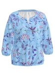 Bianca Blouse Rana Blauw 2