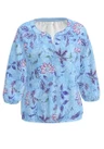 Bianca Blouse Rana Blauw 2