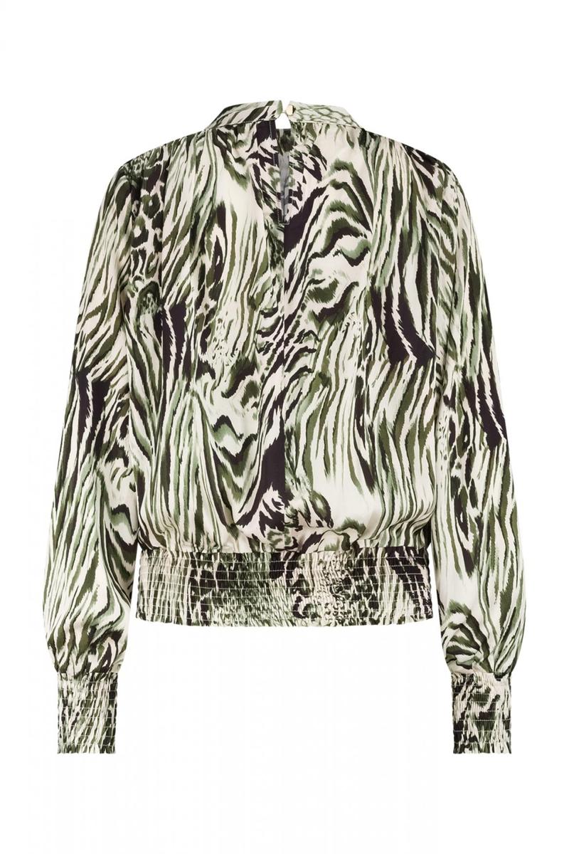 Label DOT Blouse Abby Groen 3