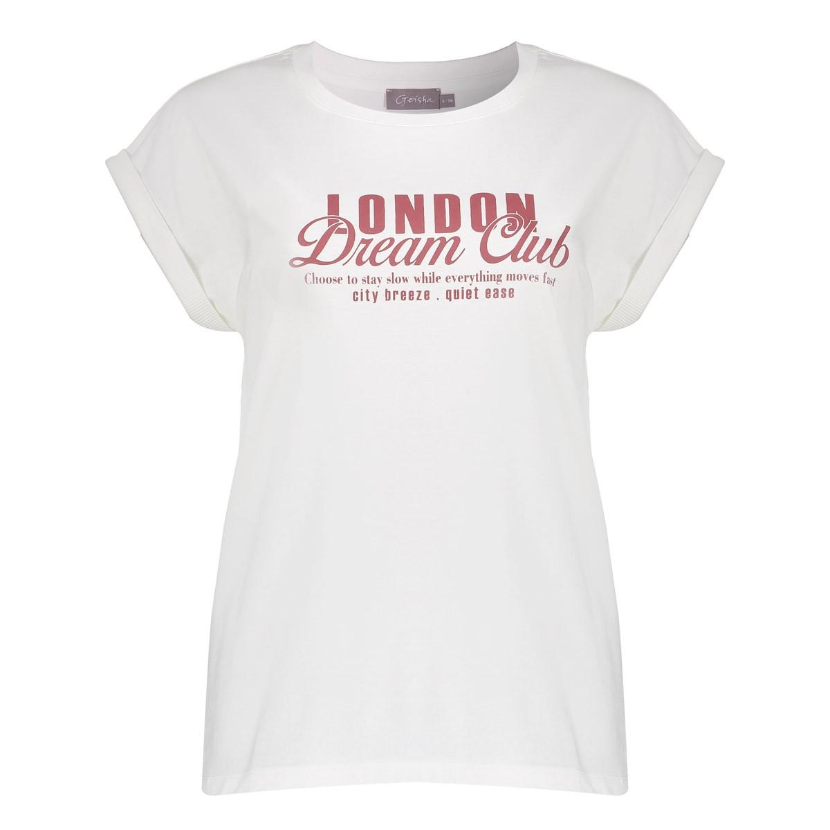 Geisha T-Shirt 62374-41 Off-White 4