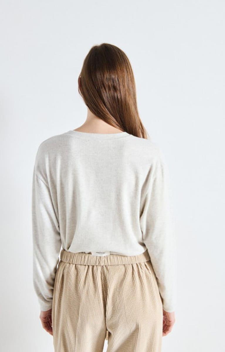 American Vintage Longsleeve Ypawood Grijs 3