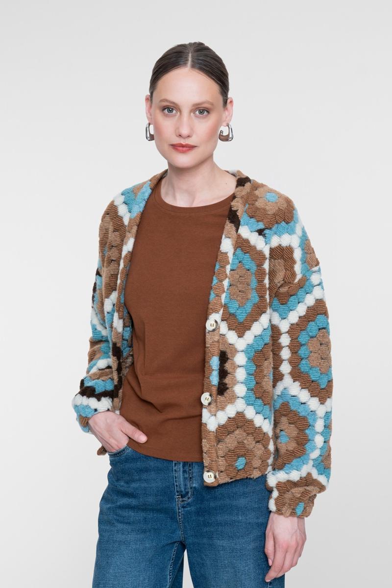 Geisha Vest 65620-20 Blauw 4