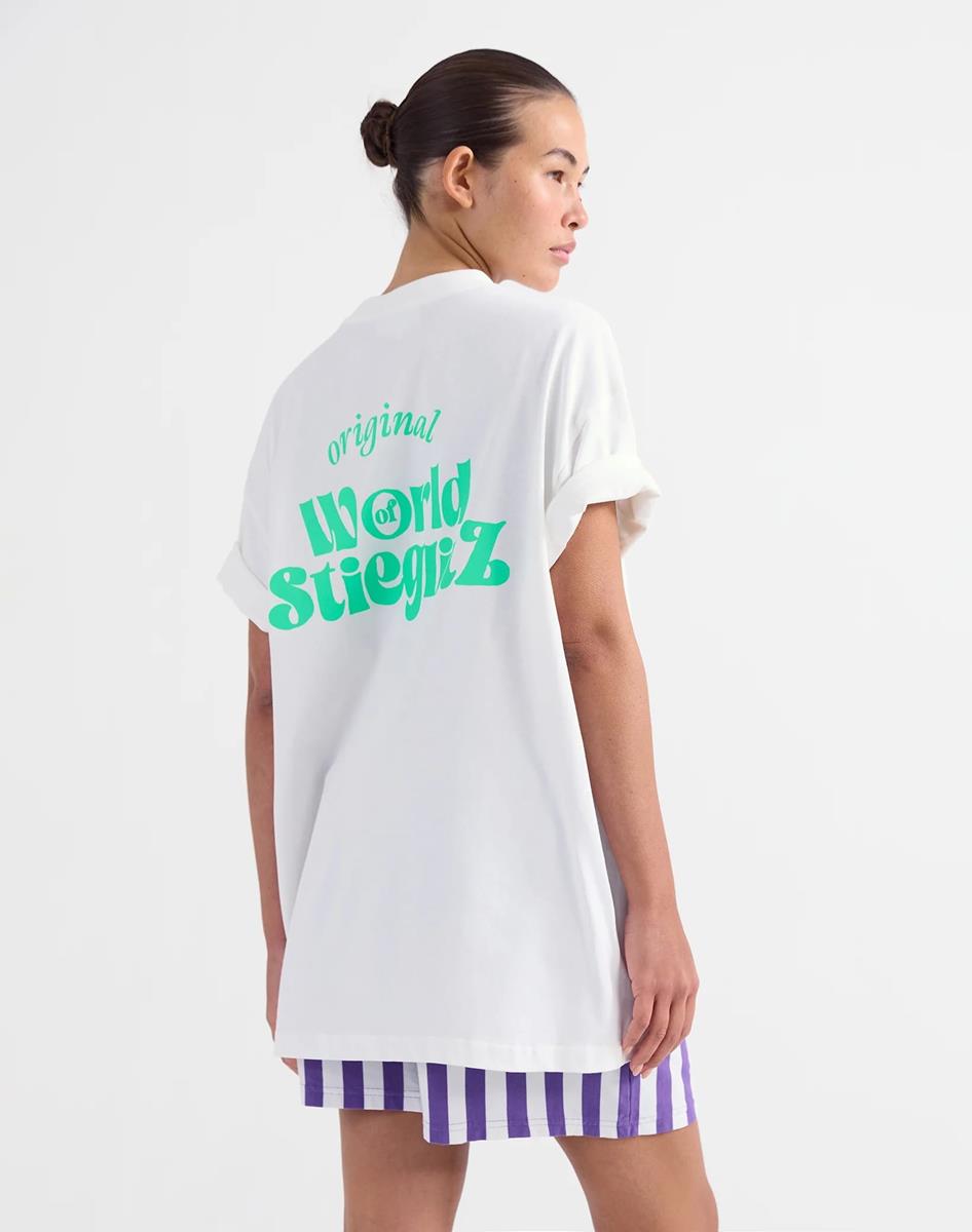 Stieglitz T-Shirt World of Stieg Beige 1