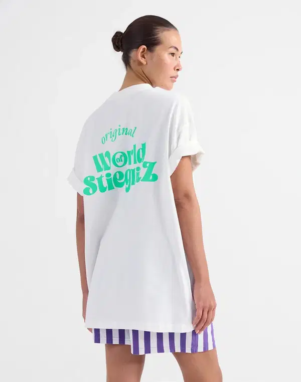 Stieglitz T-Shirt World of Stieg Beige 1