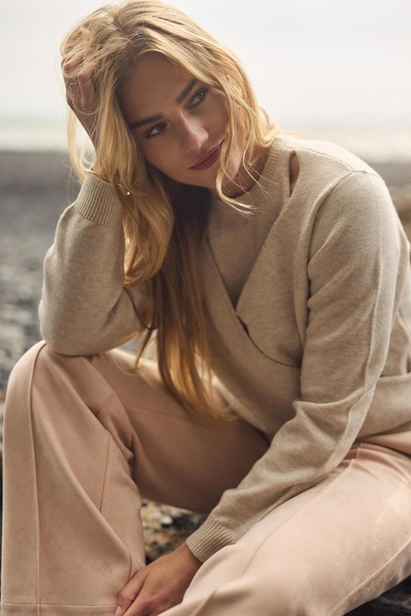 NUKUS Trui Fifi Beige 4