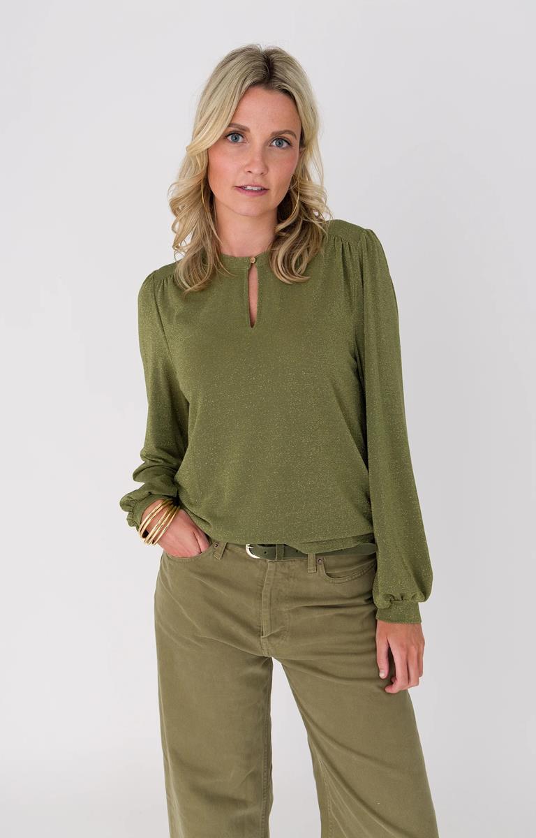 Anna Blouse 26a05-03463-1 Groen 1