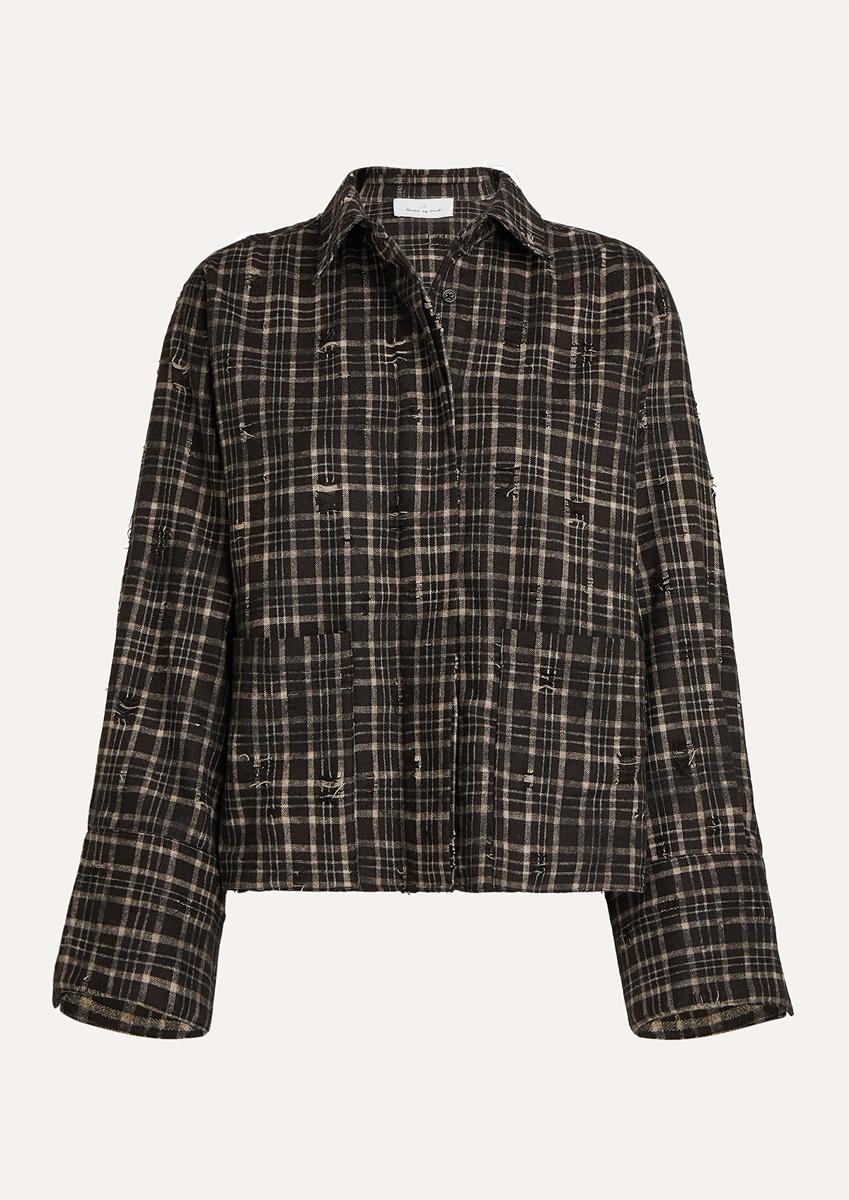 Circle of Trust Blouse OW26_21_ Bruin 1