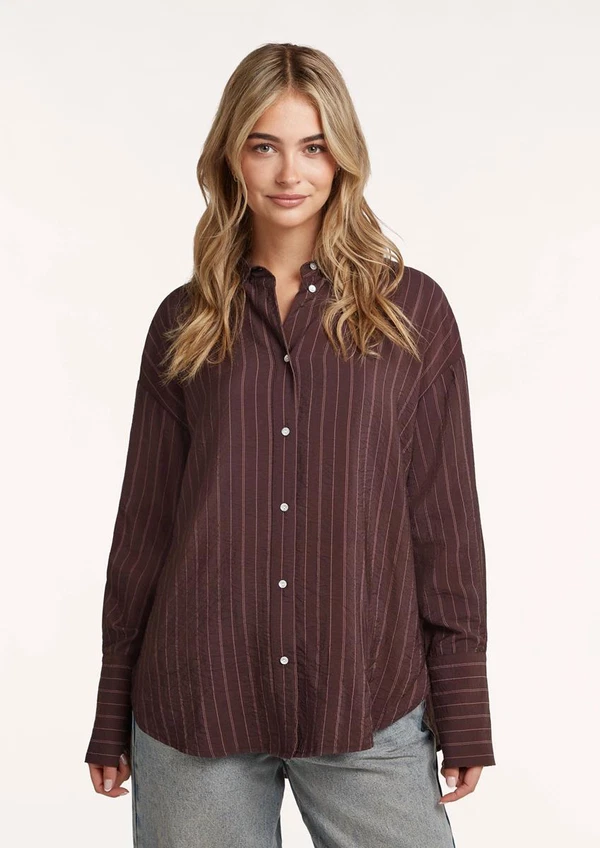 Circle of Trust Blouse Opal Bruin 1