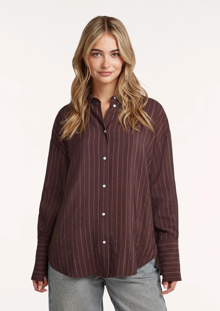 Circle of Trust Blouse Opal Bruin 1