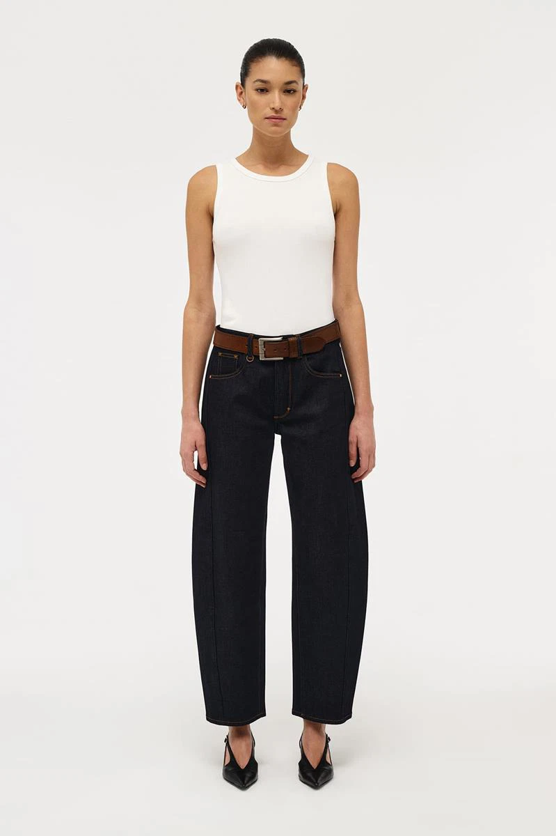 NEUW Denim Jeans Amber Barrel Blauw 1