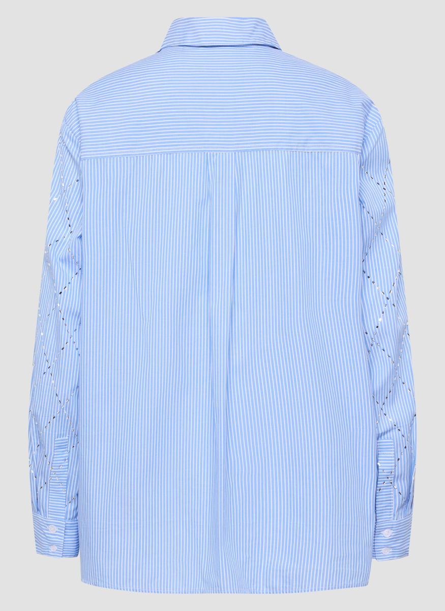 Le Comte Blouse 55-631106 Blauw 4