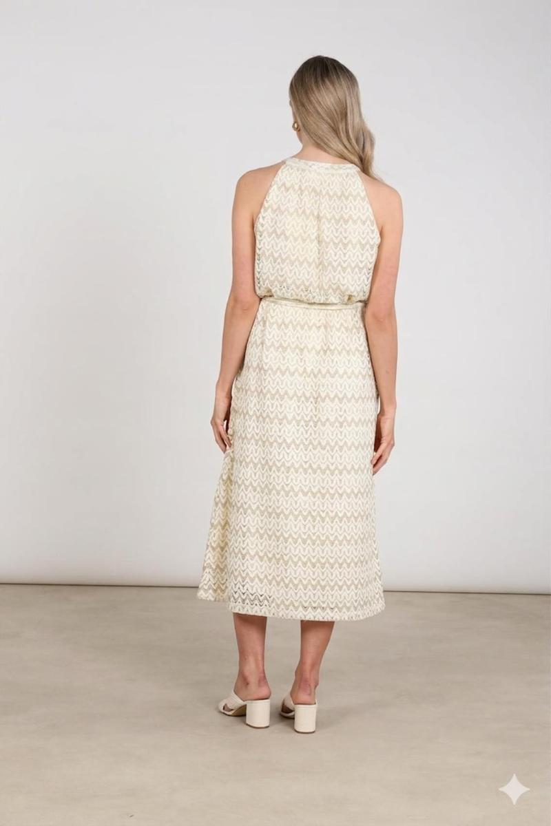 NUKUS Jurk Vio Off-White 4