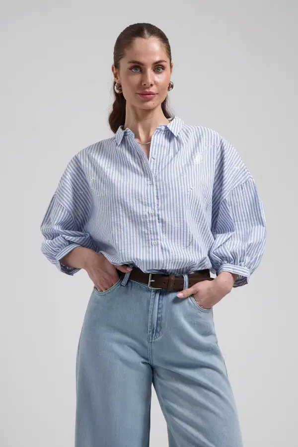 Florèz Blouse Cath Blauw 1