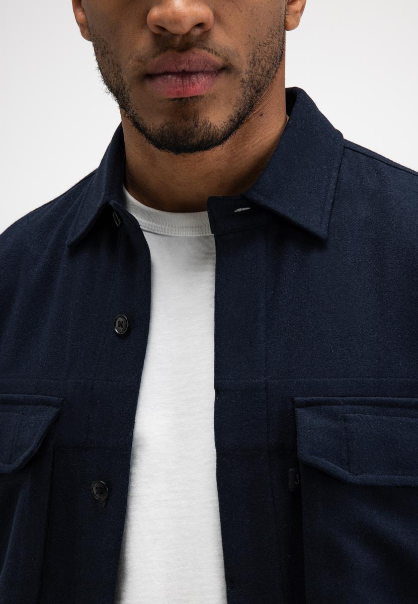 Butcher of Blue Overshirt M2624016 Blauw 4