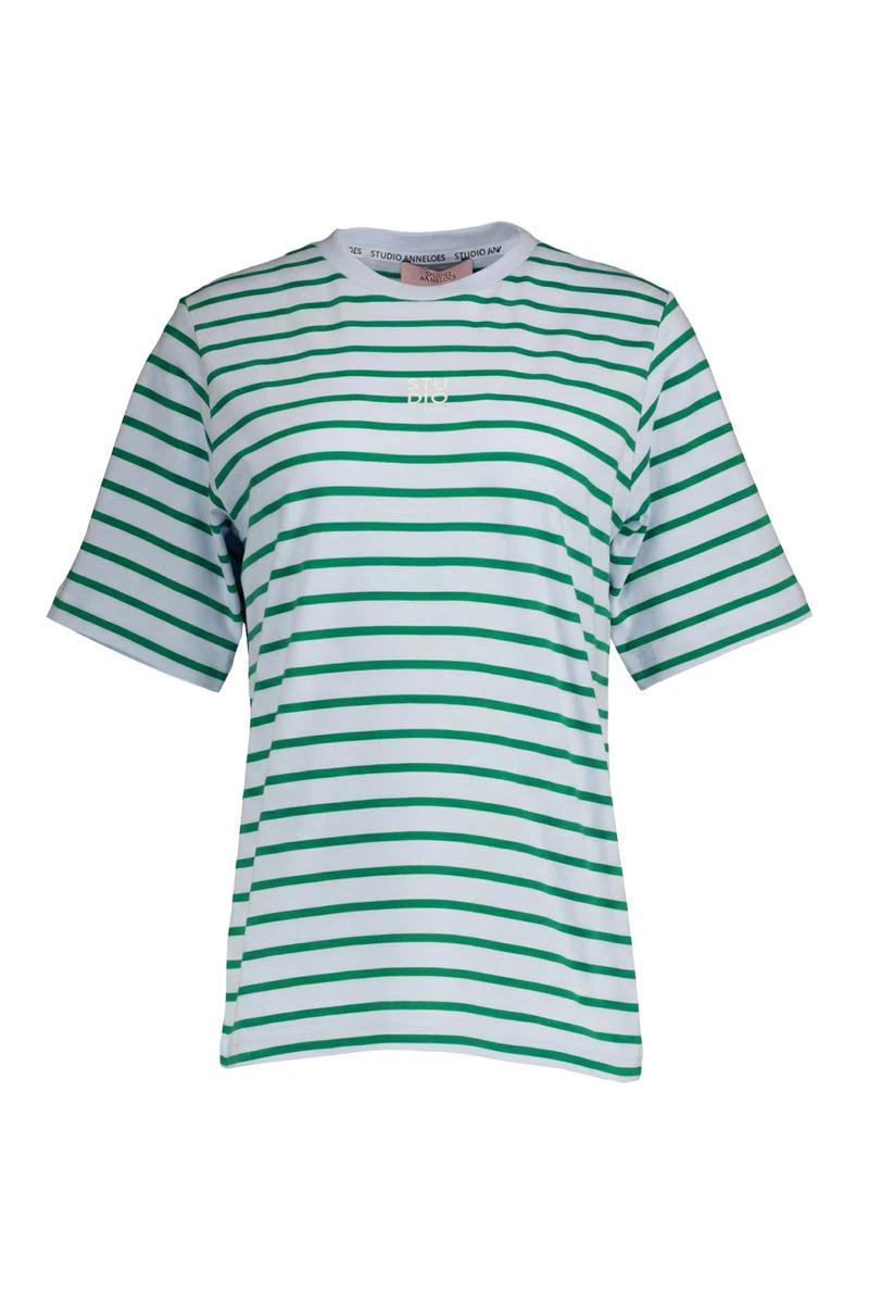 Studio Anneloes T-Shirt Stripe Studio Floor Groen 1